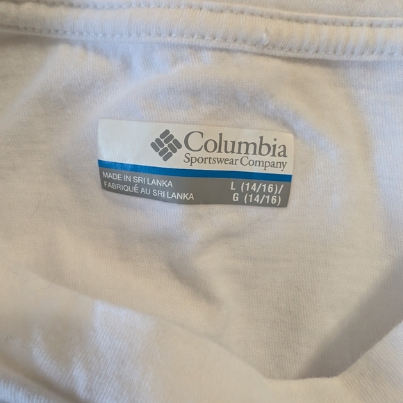 Children's Columbia Long Sleeve Hazeldel Hill Tee Size L 14/16 - Picture 7 of 8
